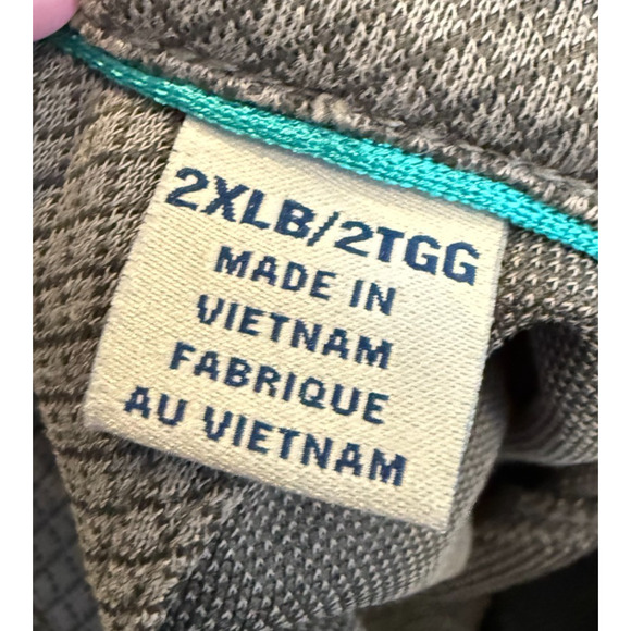 Tommy Bahama Island Zone Polo Shirt Men’s 2XLB Gray Performance Golf Coolmax - Picture 4 of 9